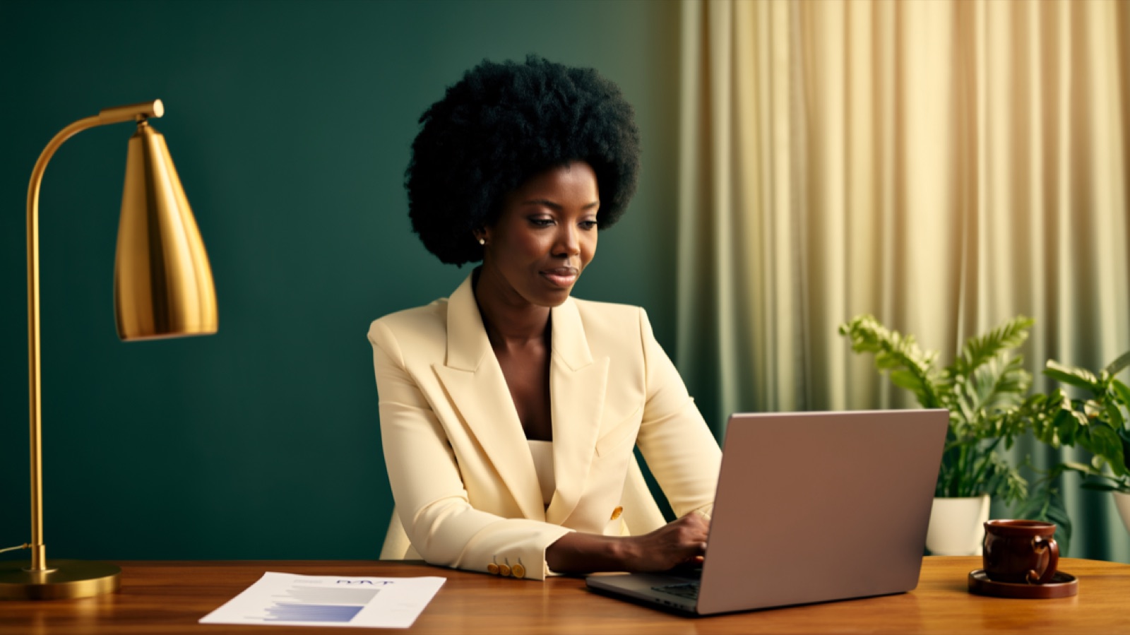 Credit Orchard AI-assisted credit repair workflow from a laptop